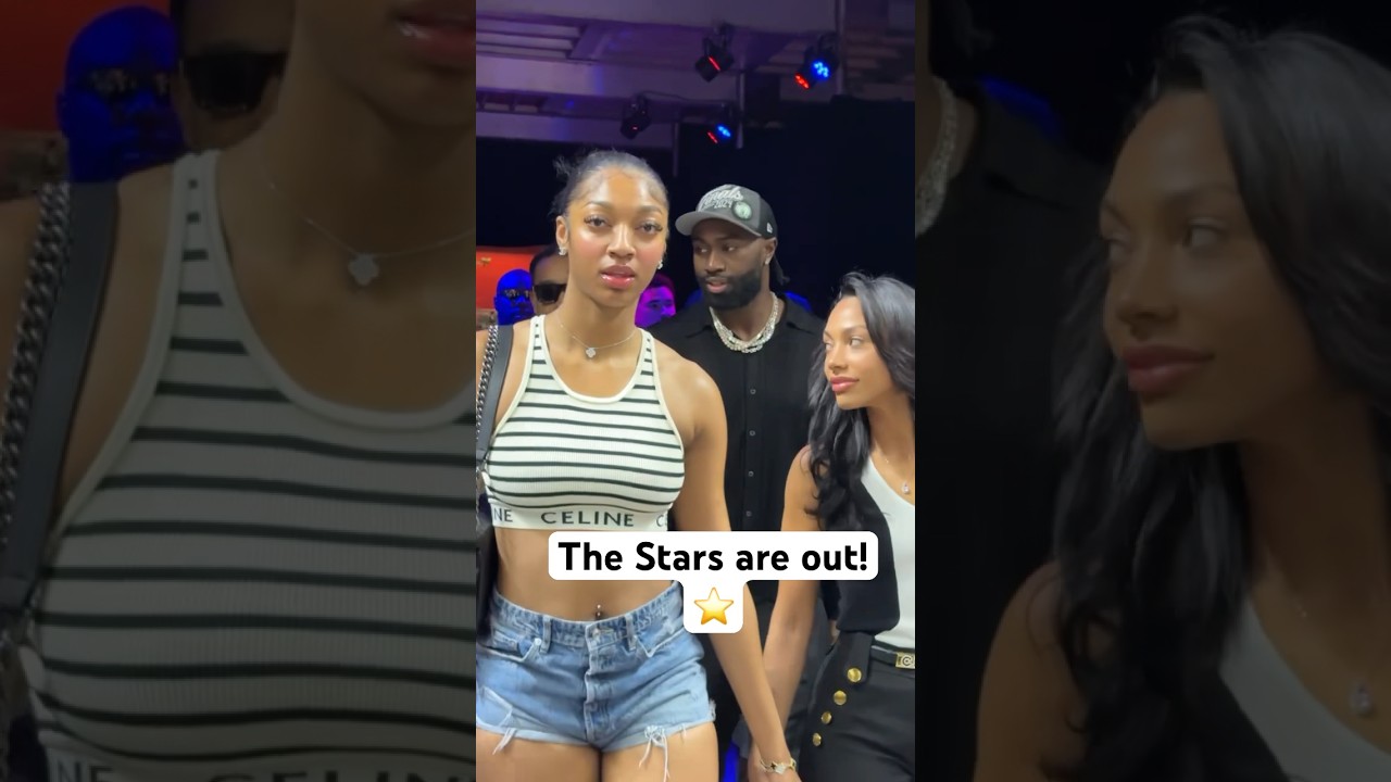 Jaylen Brown, Angel Reese & Kysre Gondrezick are in the building in Vegas! 🔥|#Shorts