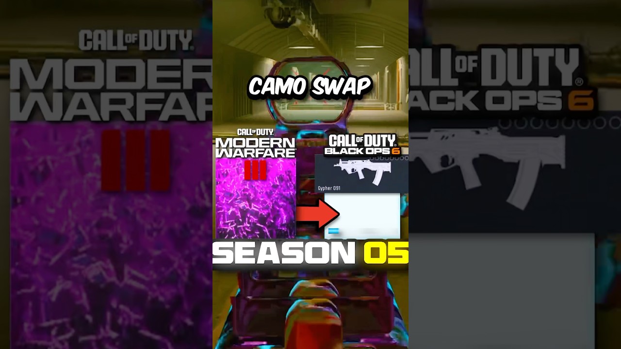 I found a NEW CAMO SWAP GLITCH in Warzone