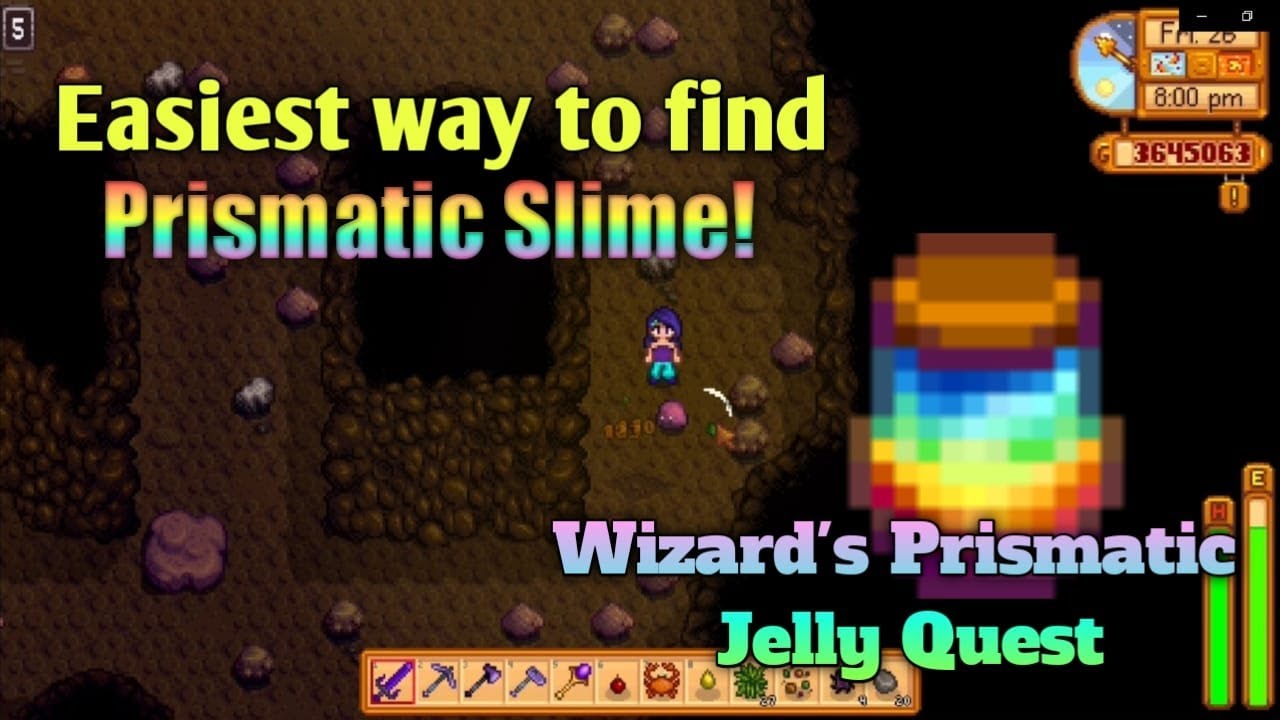 Easiest Way To Find Prismatic Slime for Prismatic Jelly | Stardew Valley 1.5