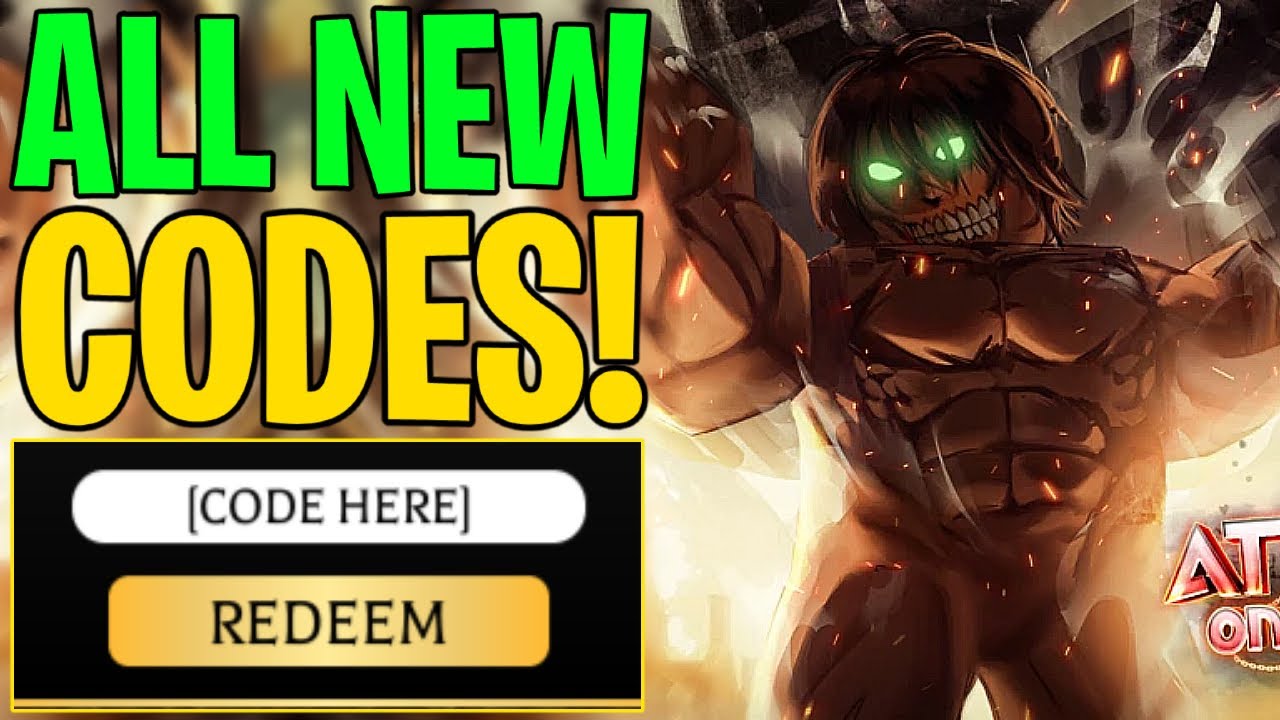 ✅ ATTACK ON TITAN REVOLUTION CODES ROBLOX – All New Working Codes!