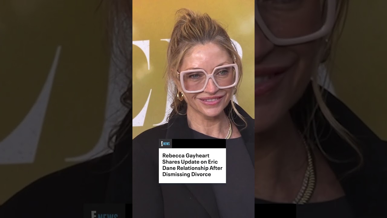 Rebecca Gayheart is sharing an update on her relationship with Eric Dane.