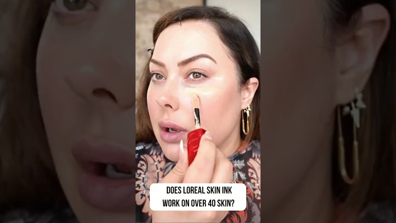 does the NEW L'oreal skin ink work on over 40 skin or not? #beautyover40