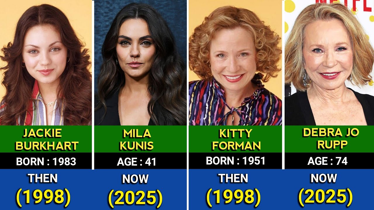 That 70s Show 1998 Cast Then And Now